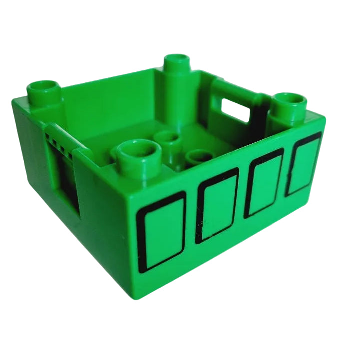 Lego Duplo Container Palette grün bedruckt