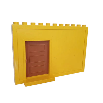 lego duplo wand haus 4901c01 schiebetür braun gelb 11x1 