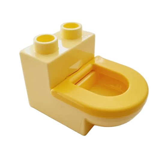 lego duplo toilette klo wc klobrille 4911c01 gelb hellgelb badezimmer bad 