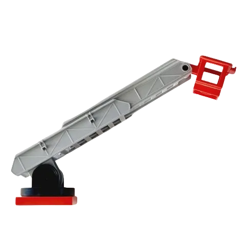5-teilige Drehleiter mit Korb grau