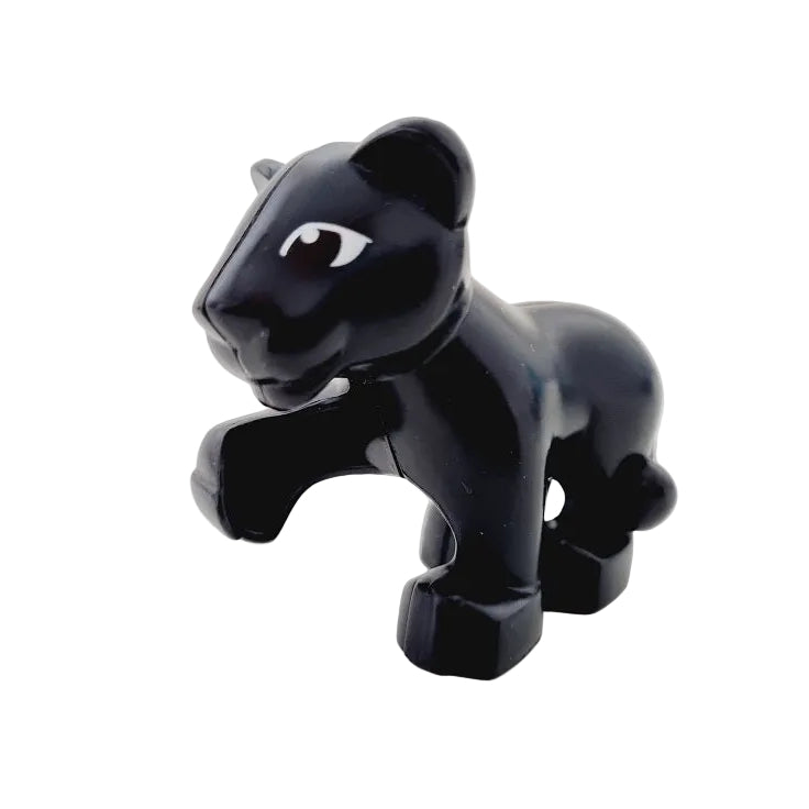 lego duplo iere einzelteile einzeln bausteinjäger panther puma schwarz 54300cx3 jungtier klein baby neu