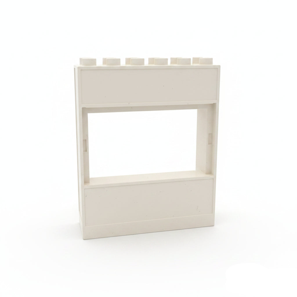 lego duplo wand haus 6460 fenster 6x2 weiß