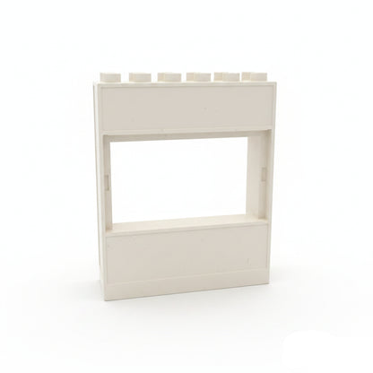 lego duplo wand haus 6460 fenster 6x2 weiß