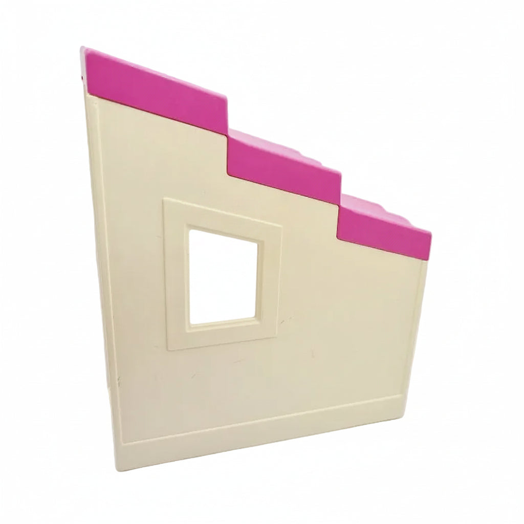 lego duplo wand haus fenster dach 6463c02 weiß pink 