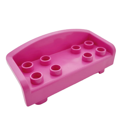 lego duplo möbel wohnzimmer puppenhaus einzeln einzelteile bausteinjäger 6476 sofa couch pink 