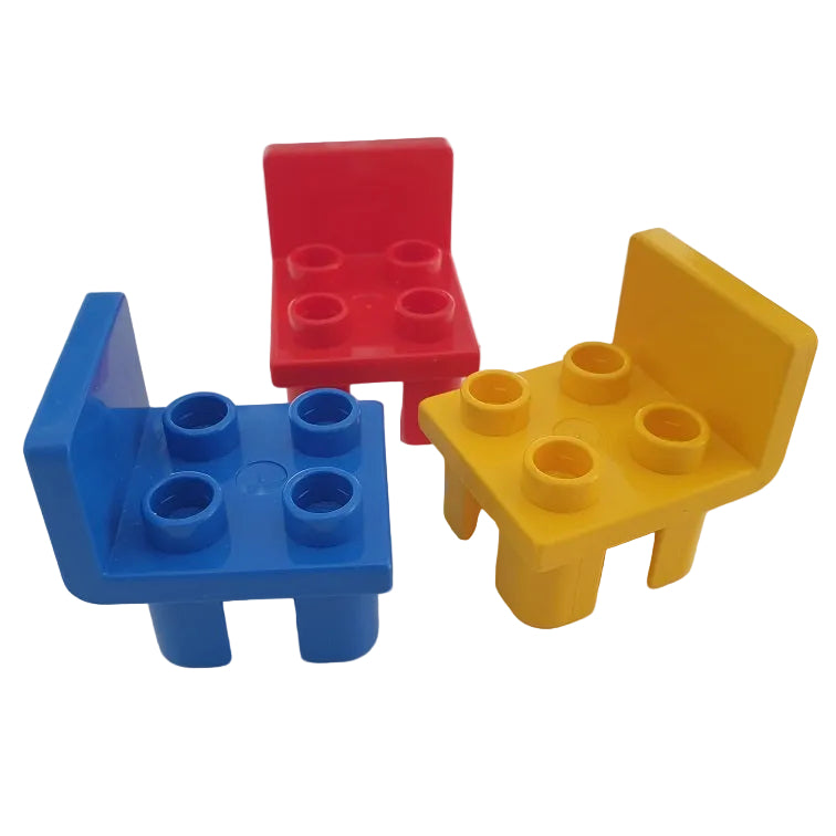 lego duplo möbel stuhl sitz sessel hocker einzeln einzelteile bausteinjäger 6478 lehne eckig neu 2x2 noppen 4