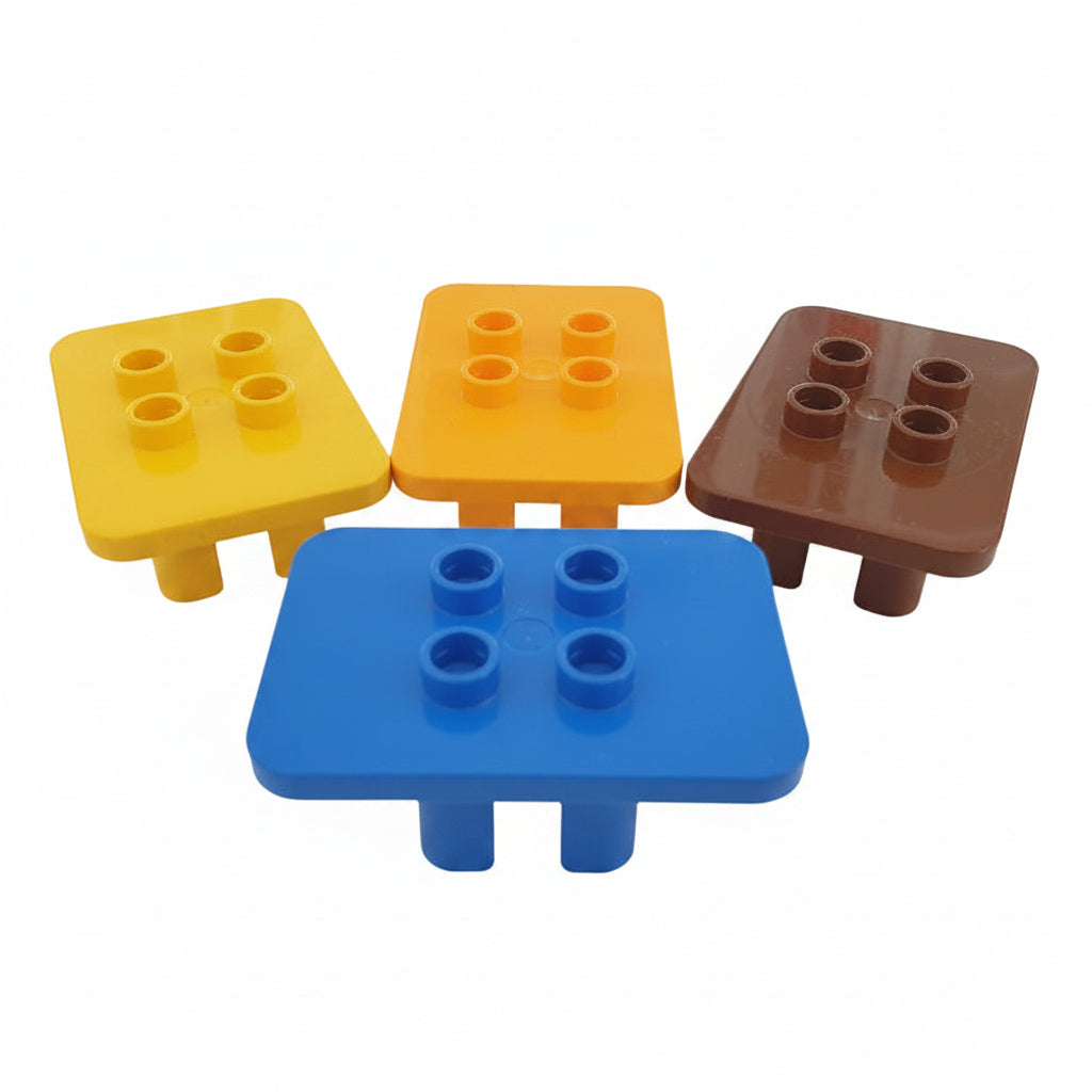 lego duplo tisch tische einzeln möbel 6479 rechteckig 4 noppen 