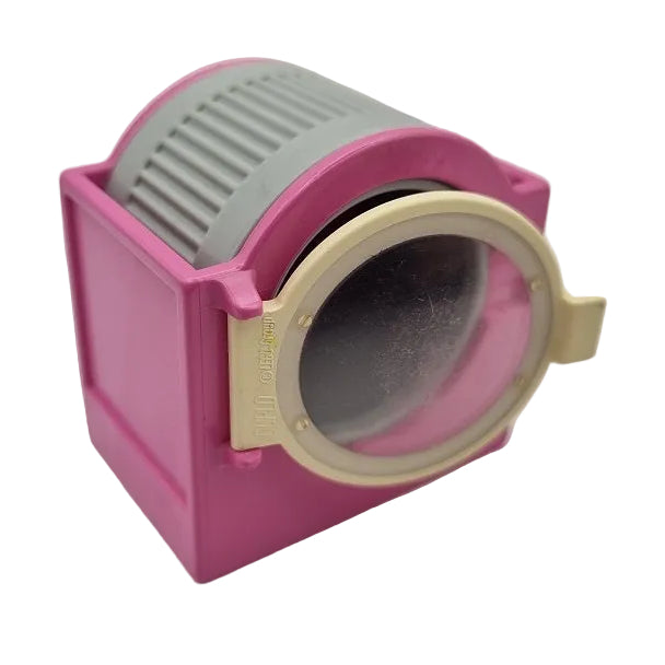 lego duplo elektrogeräte haushalt haushaltsgegenstände haushaltsgeräte puppenhaus selten einzeln einzelteile bausteinjäger 6480c01 waschmaschine pink klappe weiß 
