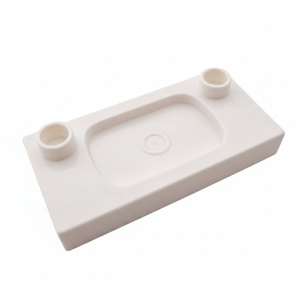 lego duplo waschbecken spülbecken spülaufsatz aufsatzwaschbecken weiß 4x2 flach neu selten puppenhaus möbel 