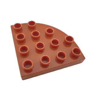 lego duplo platte 4x4 98218 viertelkreis braun viertel