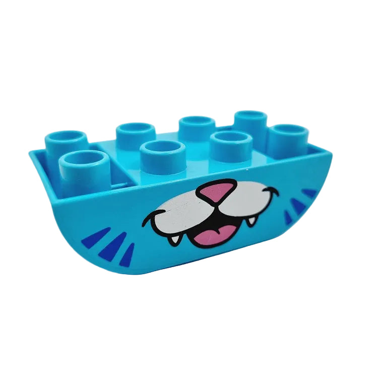 lego duplo bausteinjäger bedruckt 98224pb004 mund katze einzeln einzelteile azur