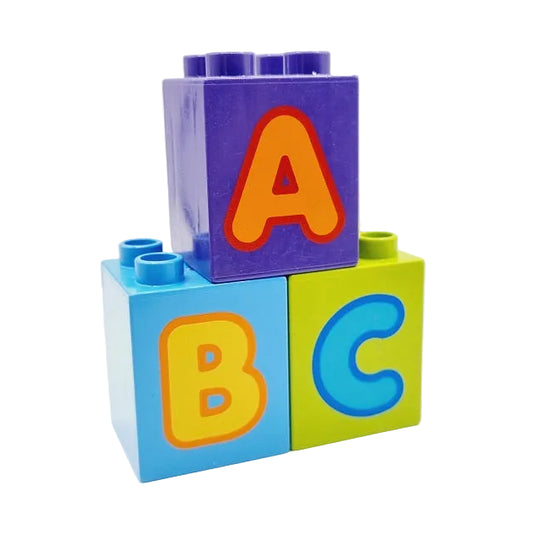 Lego Duplo Motivsteine A B C