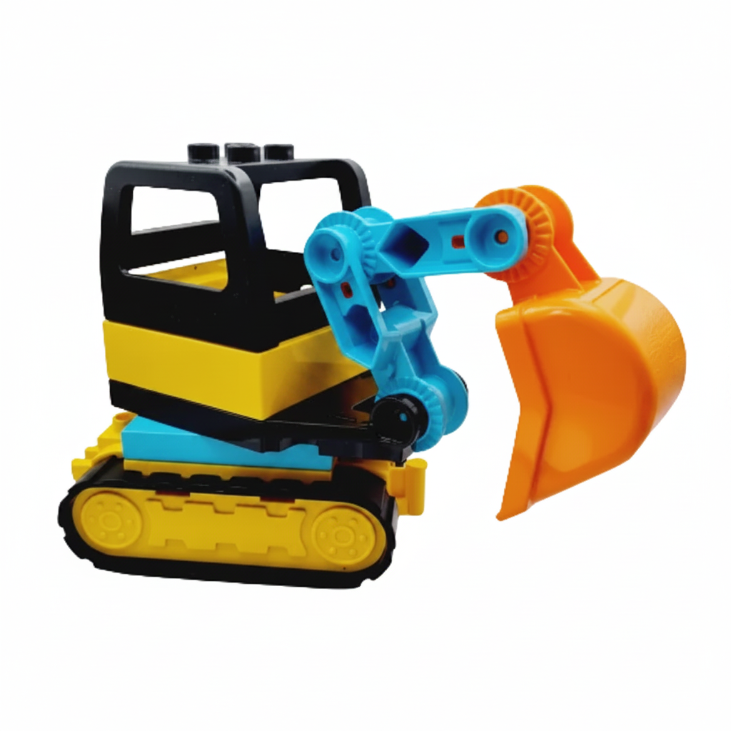 lego duplo bagger einzeln einzelteile bausteinjäger kettenbagger 2020 gelb orange schwarz azur türkis