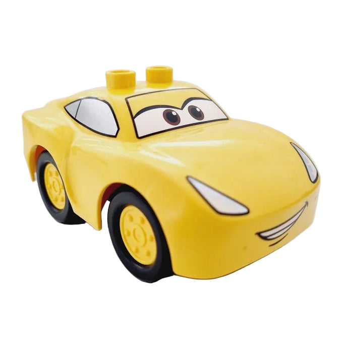 lego duplo disney cars auto autos rennauto lightning mcqueen bausteinjäger einzeln cruz ramirez gelb augen 