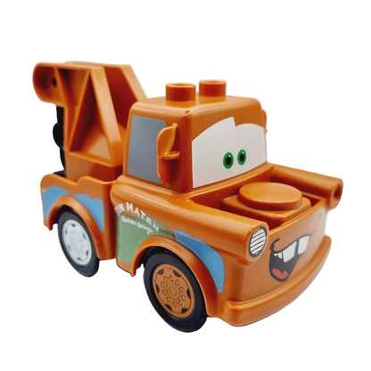 lego duplo disney cars auto autos rennauto lightning mcqueen bausteinjäger einzeln hook komplett mit haken braun abschlepper abschleppwagen