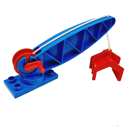 Lego Duplo kleiner Kran blau