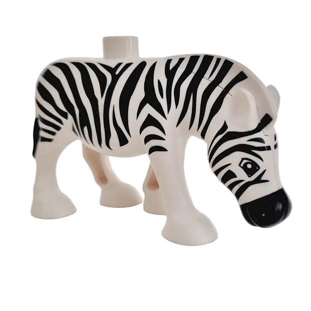 lego duplo zebra zebras zier einzeln einzelteile bausteinjäger afrika savanne zoo bb0794pb01 streifen