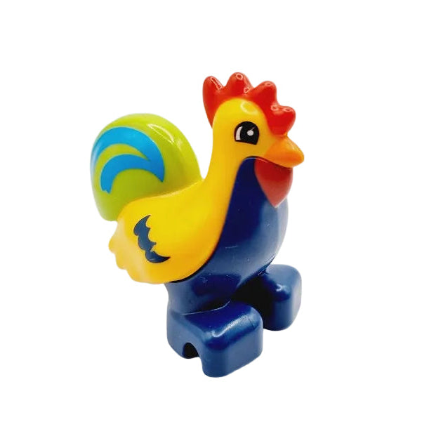 lego duplo huhn hühner hühnerstall hahn bausteinjäger einzeln bb0852pb01 bunt dunkelblau gelbhellgrün rot neu