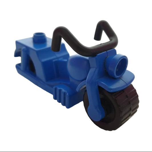 lego duplo motorrad moped töff einzeln einzelteile bausteinjäger dupmc blau alt