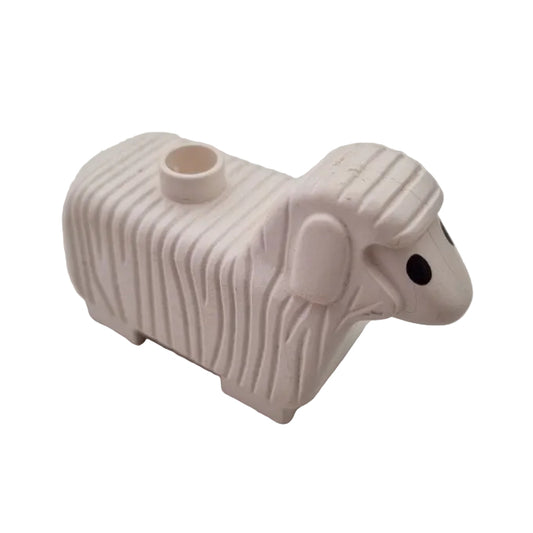 lego duplo tiere tier schafe schafe einzeln einzelteile bausteinjäger dupsheeppb01 alt eckig augen rund