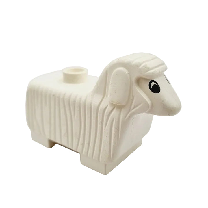 lego duplo tiere tier schafe schafe einzeln einzelteile bausteinjäger dupsheeppb02 alt eckig augen