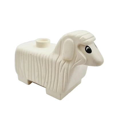 lego duplo tiere tier schafe schafe einzeln einzelteile bausteinjäger dupsheeppb02 alt eckig augen