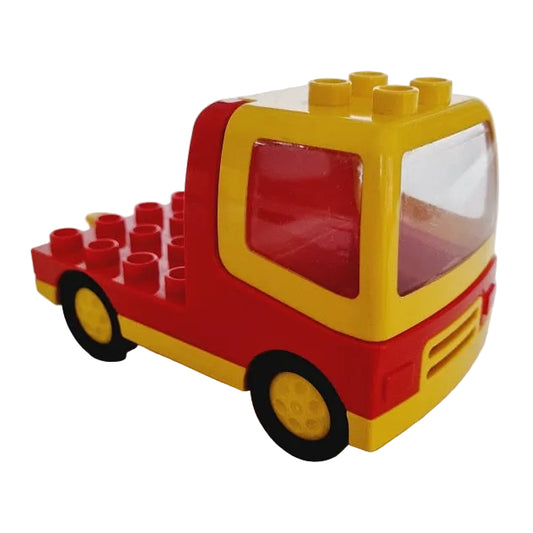 lego duplo lkw sattelschlepper einzeln fahrzeuge bausteinjäger minitruck rot gelb 1997 2000 alt