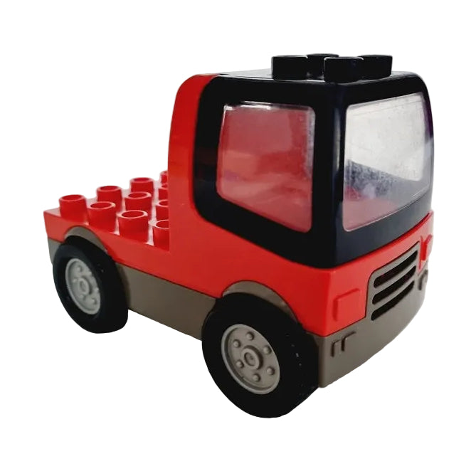lego duplo lkw sattelschlepper einzeln fahrzeuge bausteinjäger minitruck rot schwarz alt 2002 2004 alt