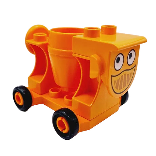 lego duplo bob der baumeister baustellenfahrzeuge einzeln baustelle autos bausteinjäger mixi betonmischer orange gesicht mixxi