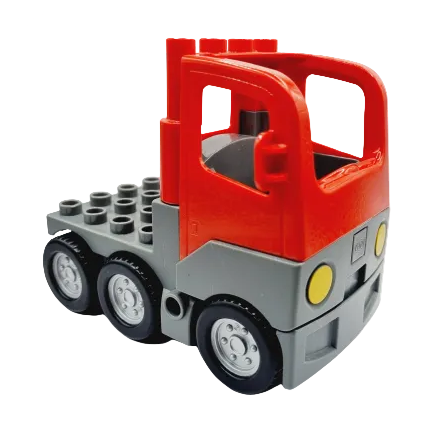 lego duplo lkw sattelschlepper einzeln fahrzeuge bausteinjäger 2004 2007 rot grau